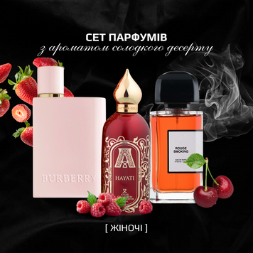СЕТ ПАРФУМОВ с ароматом сладкого десерта женские